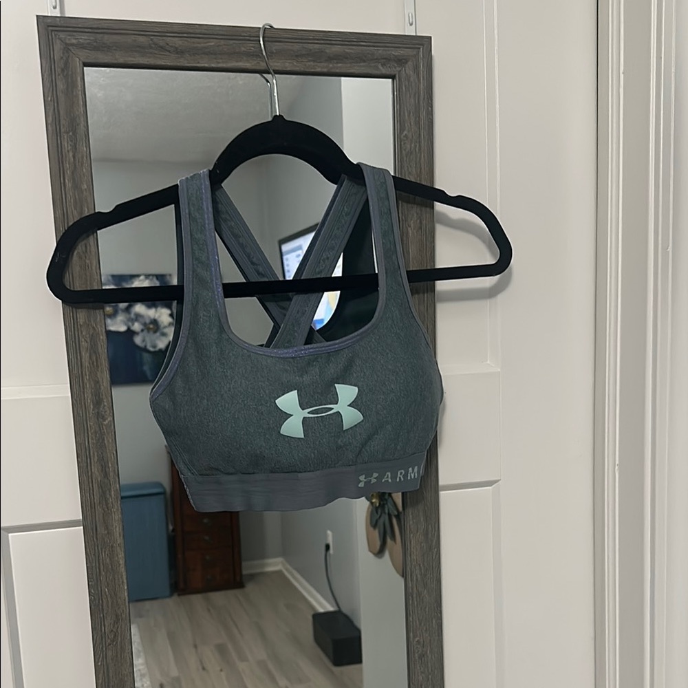 Under Armour Charcoal Sports Bra size medium
